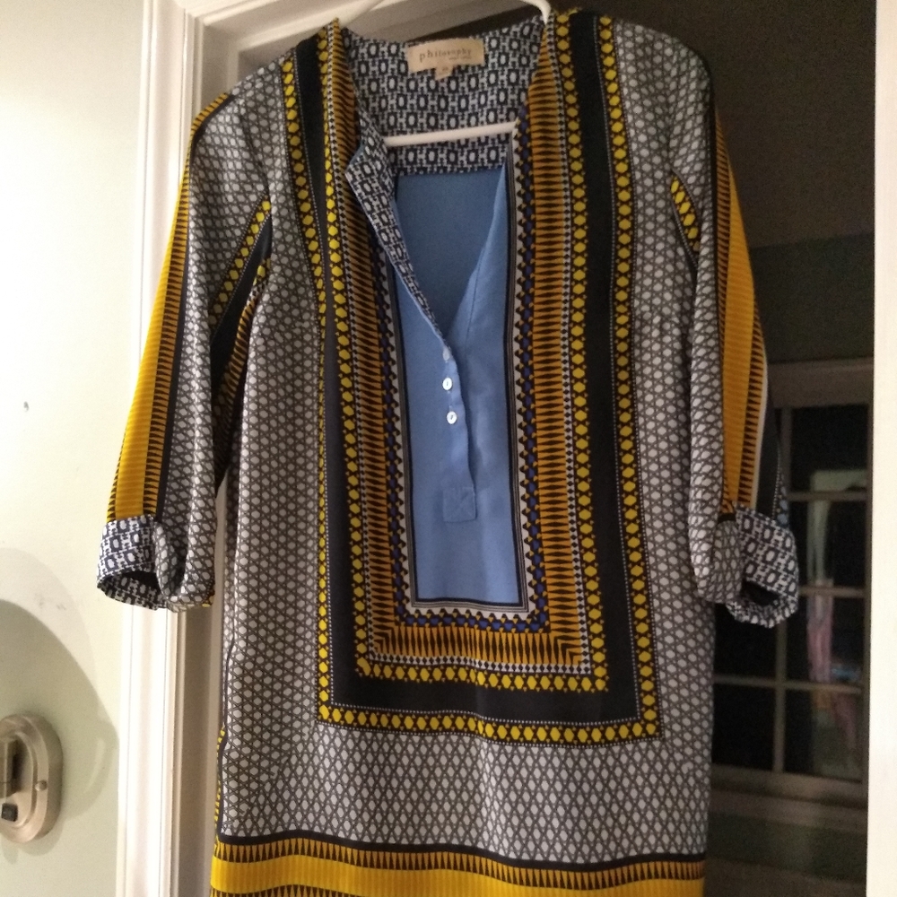 Patterned shift dress - Picture 3 of 3